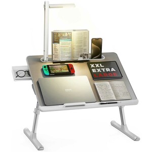 میز تحریر و لپ‌تاپ تا 17 اینچ دارای چراغ LED سایجی k8 تاشو و قابل حمل