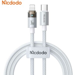 قیمت کابل شارژ سریع تایپ‌سی به لایتنینگ 36 وات 1.2 متری کارپلی مک‌دودو