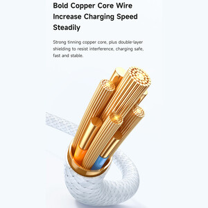 کابل شارژ سریع تایپ‌سی به لایتنینگ 36 وات 1.2 متری کارپلی مک‌دودو