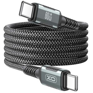 کابل مگنتیک تایپ‌سی به تایپ‌سی فست شارژ 100 وات یک متری ایکس‌او