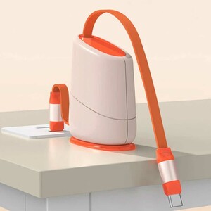 خرید کابل شارژ سریع تایپ‌سی به تایپ‌سی 66 وات جمع‌شونده 130 سانتی‌متری پرووان