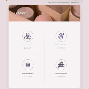 کیف لوازم آرایش مسافرتی جوردن و جودی