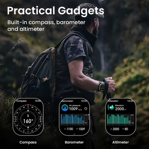 ساعت هوشمند ضدآب با طراحی نظامی هایلو