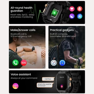 ساعت هوشمند ضدآب با طراحی نظامی هایلو