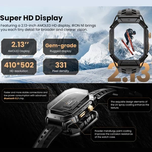 ساعت هوشمند ضدآب با طراحی نظامی هایلو