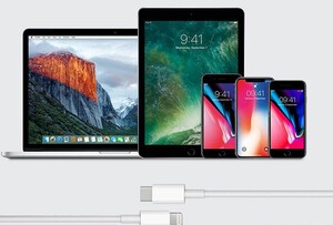 کابل تایپ سی به لایتنینگ آیفون اصلی اپل Apple USB-C To Lightning Cable 1M