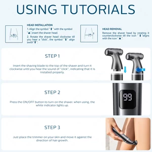 ماشین اصلاح بدن بانوان دیجیتالی شارژی ضدآب انچن شیائومی