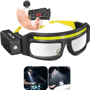 هدلایت سنسوردار و عینک کار اسمایلینگ شارک SmilingShark TD0243