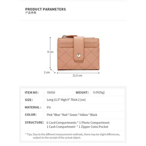 کیف پول زنانه فانتزی تاشو تائومیک میک