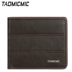فروش کیف پول مردانه تاشو طرح چرم لوکس تائومیک‌میک