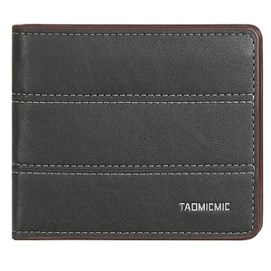 بهترین کیف پول مردانه تاشو طرح چرم لوکس تائومیک‌میک