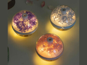 قیمت دستگاه مرطوب کننده، خوشبوکننده هوا و چراغ خواب رانمِی Runmei LLD-J225 eternal flower humidifier