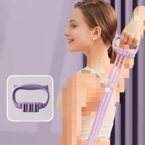 خرید نوار الاستیک تناسب اندام خانگی شش رشته‌ای با کشش قابل تنظیم