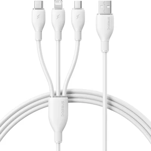 کیفیت کابل شارژ USB به لایتنینگ/تایپ سی/میکرو یو اس بی  3.5 آمپر بیسوس