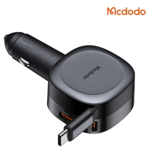 شارژر فندکی فست شارژ مک دودو MCDODO مدل CC-156 توان 75 وات با کابل