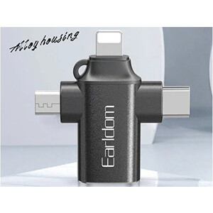 قیمت تبدیل او تی جی سه کاره ارلدم EARLDOM 3IN1 OTG OT80