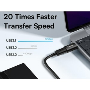 قیمت مبدل اوتی جی یو اس بی  به تایپ سی بیسوس Baseus Ingenuity Mini OTG Adaptor USB 3.1 to Type C ZJJQ000101