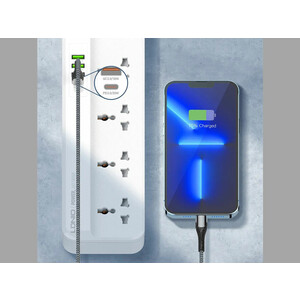 چند راهی برق 3 سوکت، 3 یو اس بی و 1 تایپ سی الدنیو LDNIO SC5415 Power Strip With USB Port