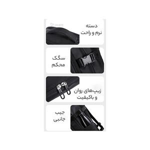 کیفیت کوله لپ تاپ سفری بنج BANGE BG-1801 Waterproof Multifunctional Laptop Backpack