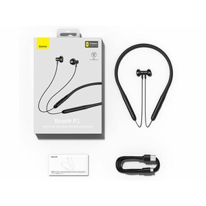 هندزفری بلوتوث گردنی بیسوس Baseus P1 Bowie Wireless Earphones NGPB000001