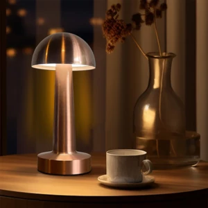 چراغ رومیزی LED مدل PC-8230 لمسی طلایی