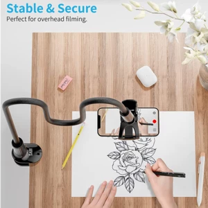 قیمت هولدر موبایل بازو بلند سایجی با قابلیت اتصال به لبه میز و تخت