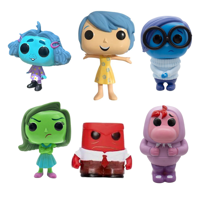 شخصیت‌های فانکو انیمیشن درون و بیرون مجموعه 6 عددی