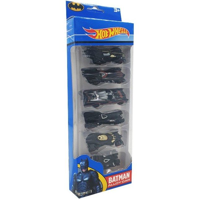 ست فلزی طرح بتمن هات ویلز مجموعه 6 عددی