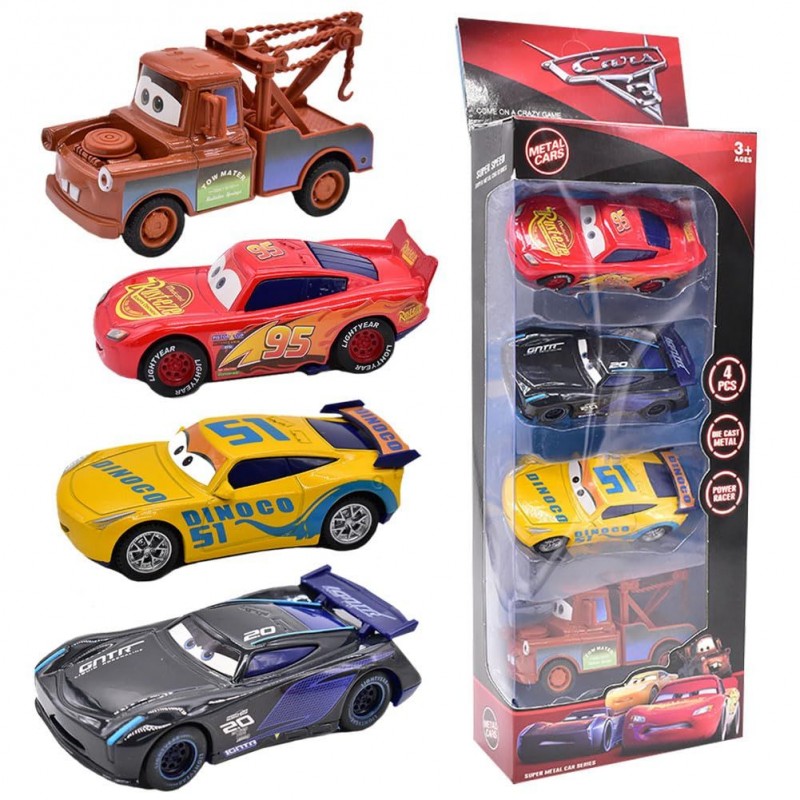 ست فلزی طرح مک کویین مجموعه 4 عددی