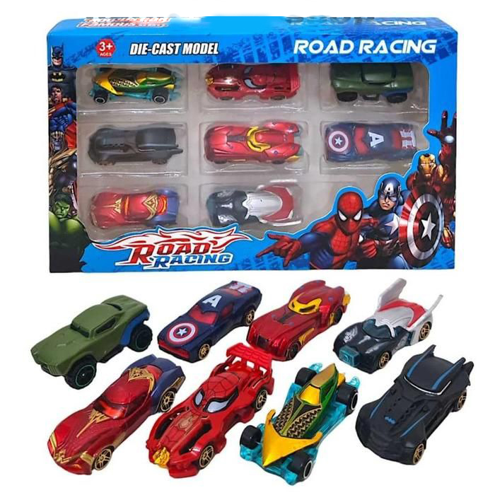 ست ماشین فلزی هات ویلز اونجرز مجموعه 8 عددی