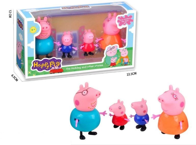 فیگور پپاپیگ مجموعه 4 عددی