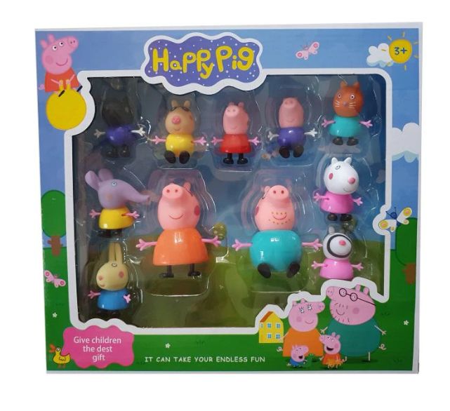 فیگور پپاپیگ مجموعه 11 عددی