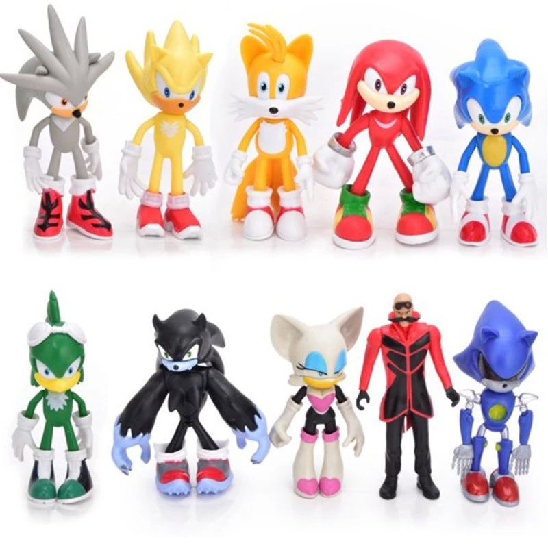 فیگور  سونیک مجموعه 10 عددی بزرگ