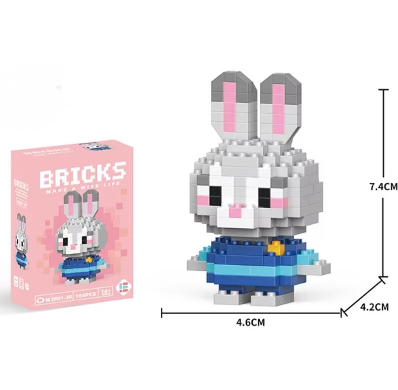 ساختنی جیسی بریکس مدل خرگوش زوتوپیا