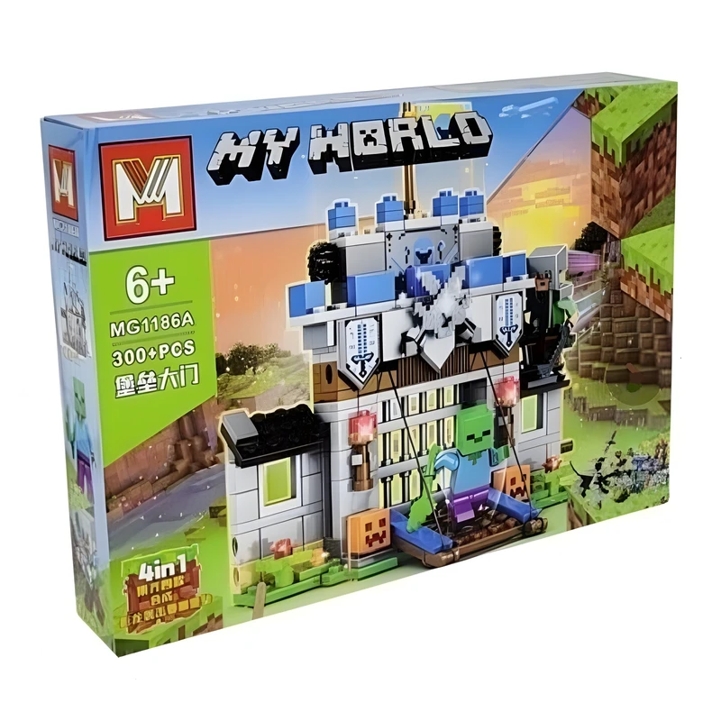 لگو حمله به دژ اژدها ماینکرافت