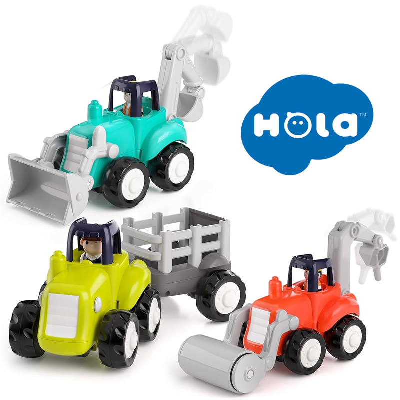 اسباب بازی ماشین راه سازی هالی تویز مجموعه 3 عددی