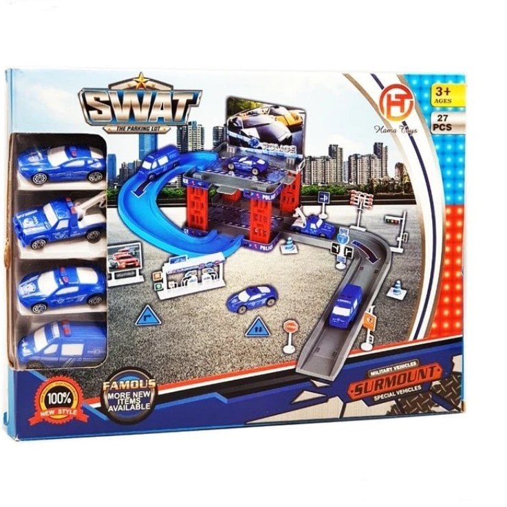 کیت ماشین بازی پارکینگ پلیس