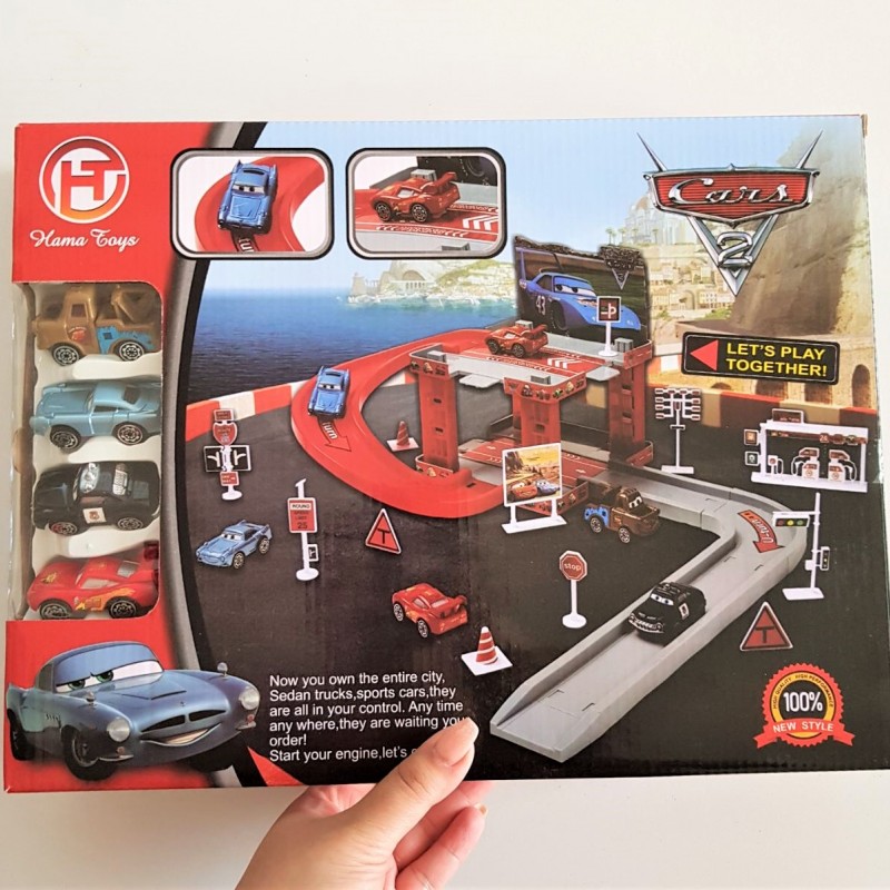 کیت ماشین بازی پارکینگ  مک کویین