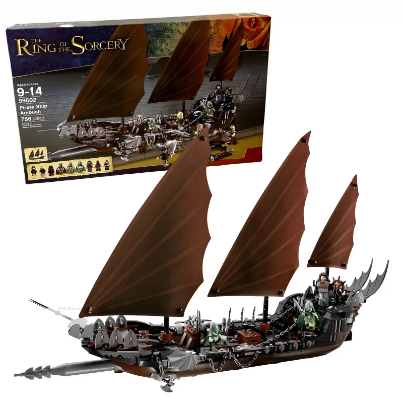 ساختنی 756 تکه مدل کشتی ارباب حلقه ها