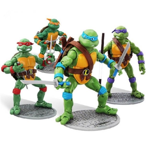 کشن فیگور لاک پشت های نینجا مجموعه 4 عددی