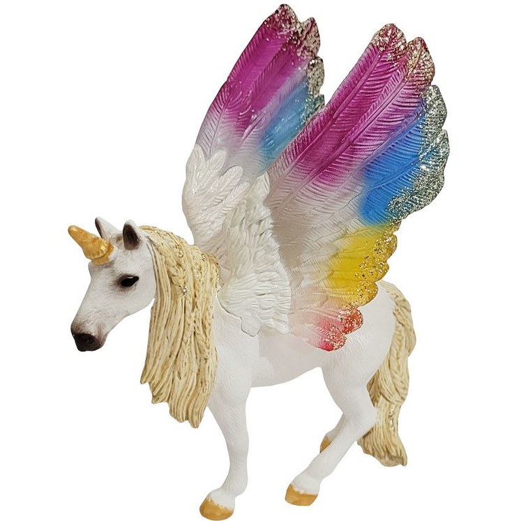 فیگور طرح پونی مدل اسب تک شاخ بالدار بزرگ