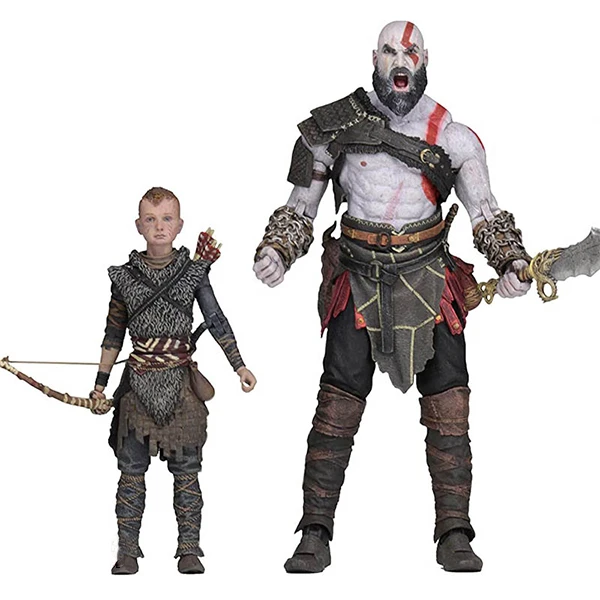 اکشن فیگور نکا کریتوس و آترئوس از بازی خدای جنگ مجموعه ۲ عددی