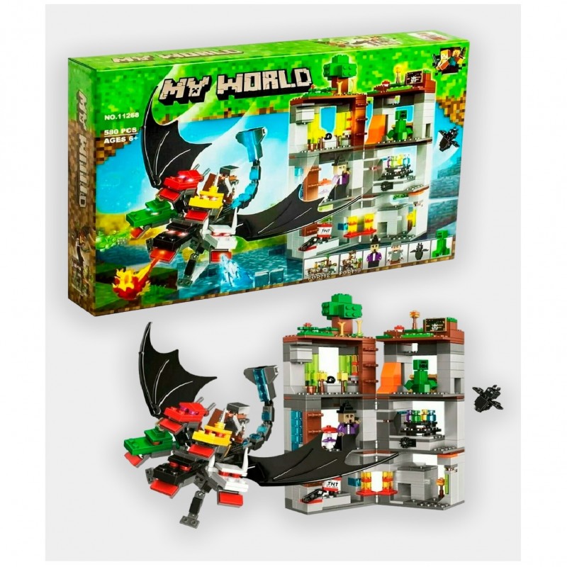 ساختنی ماینکرافت مدل اژدهای پنج سر