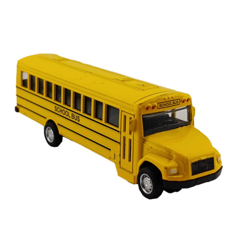 ماشین فلزی اتوبوس مدرسه