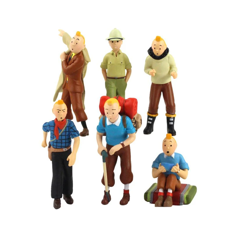 فیگور طرح تن تن مجموعه 6 عددی