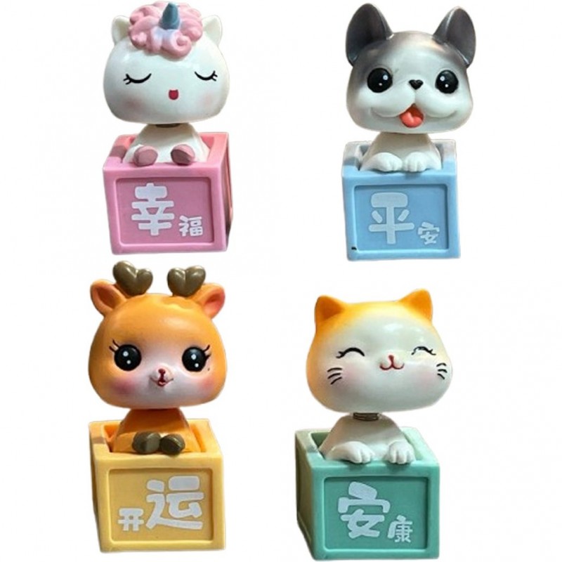 فیگور حیوانات در جعبه مجموعه 4 عددی