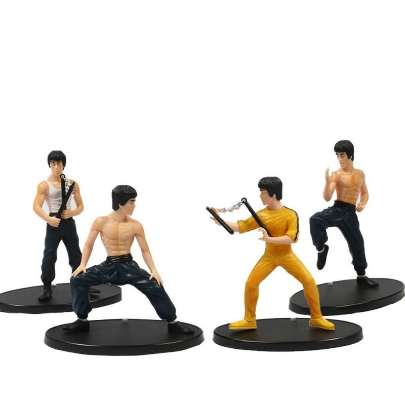 فیگور مدل بروسلی مجموعه 4 عددی