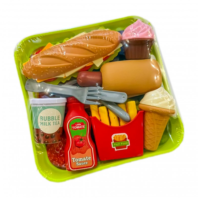 اسباب بازی ست سینی فست فود خارجی