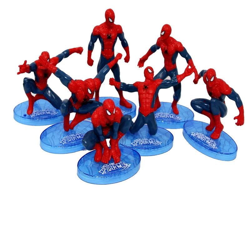 اکشن فیگور مدل مرد عنکبوتی مجموعه 7 عددی