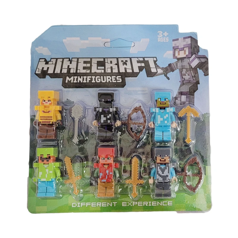 ساختنی لگو فیگور ماینکرافت مجموعه 6 عددی